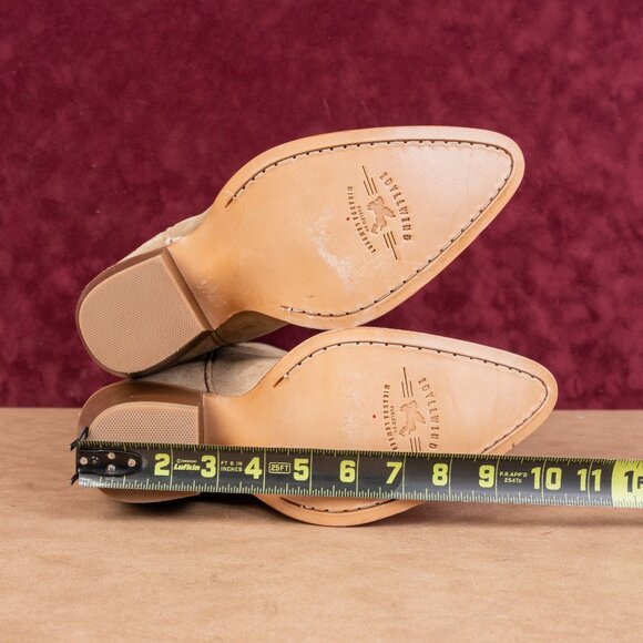 Idyllwind Women Charmed Beige Suede Western Cowboy Knee Boots sz 11 - Picture 5 of 10